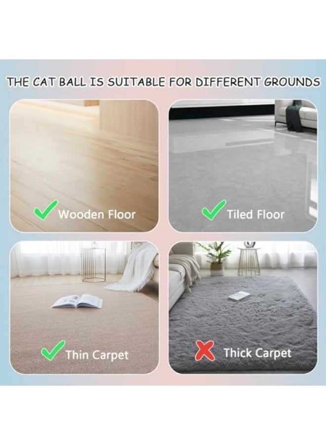 Queens Interactive Cat Toy Ball 2.0 Smart Automatic Rolling Toy Cat Ball Moving Self Indoor Playing Play Pet's with LED Lights Cat Toy Balls - Image 2